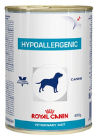 Royal Canin Veterinary Hypoallergenic Natvoer Hond (400 G) 4 Trays (48 X 400 G)