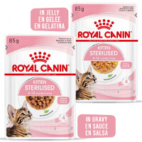 Royal Canin Kitten Sterilised Natvoer In Jelly (85 G) 2 Dozen (24 X 85 G)