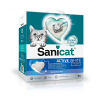 Sanicat Active White Kattenbakvulling 2 X 10 Liter