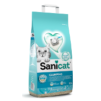 Sanicat Clumping + Marsella Soap   Kattenbakvulling   16 L