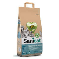 Sanicat Recycled Cellulose   Kattenbakvulling   10 L