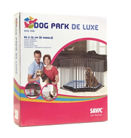 Savic Dog Park De Luxe Hondenren Grijs #95;_77,5x67x18,5 Cm