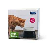 Savic Ergo Cube Water   Kattendrinkbak   21x22x17.5 Cm Zwart Assorti