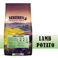 Seberus Lamb & Potato   Natuurlijk Graanvrij Hondenvoer 2 X 12 Kg
