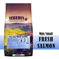 Seberus Mini/small W/fresh Salmon   Natuurlijk Graanvrij Hondenvoer 1 Kg
