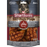 Smartbones Grill Masters Bbq Pork Chops Kauwsnack Hond (8 St) Per 3 Verpakkingen