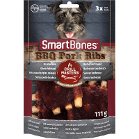 Smartbones Grill Masters Bbq Pork Ribs Kauwsnack Hond (3 St) Per 6