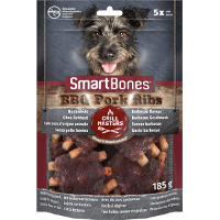 Smartbones Grill Masters Bbq Pork Ribs Kauwsnack Hond (5 St) 6 Verpakkingen