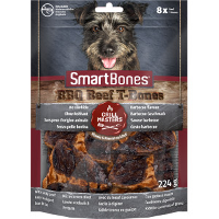 Smartbones Grill Masters Bbq T Bones Kauwsnack Hond (8 St) 3 Verpakkingen