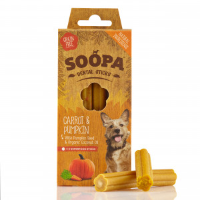 Soopa Dental Sticks Pompoen & Wortel Hondensnack Per 5