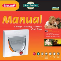 Staywell 919 Manual 4 Way Locking Catflap Kattenluik