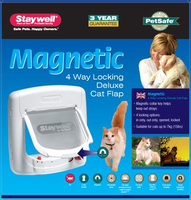 Staywell Kattenluik Tot 7 Kg Magnetisch Slot Wit 400
