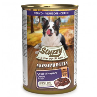 Stuzzy Monoprotein Hertenvlees Nat Hondenvoer 400 Gram 1 Doos (6 X 400 G)