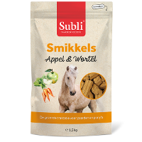 Subli Smikkels   Paardensnack   Appel Wortel 1.5 Kg