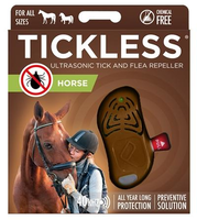 Tickless Teek En Vlo Afweer Voor Paard Bruin