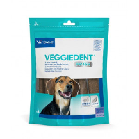 Virbac Veggiedent Kauwstrips Hond M 10 30kg (15 St). 1 Verpakking
