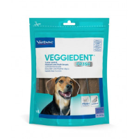 Virbac Veggiedent Kauwstrips Hond M 10 30kg (15 St). 2 Verpakkingen