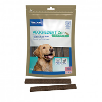 Virbac Veggiedent Zen Kauwstrips Hond L (15 St) 3 Verpakkingen