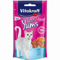 Vitakraft Cat Yums Met Zalmsmaak Kattensnack (40 G) 3 Verpakkingen
