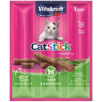 Vitakraft Catstick Healthy Met Kip & Kattengras Kattensnack 5 X 3 Sticks