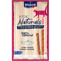 Vitakraft Vita Naturals Stick Met Zalm Kattensnack (4 St.) 5 Verpakkingen