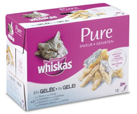 Whiskas Multipack Pouch Pure Vis