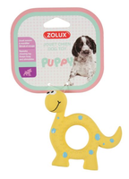 Zolux Puppyspeelgoed Latex Dino Geel 9,5x3x9 Cm