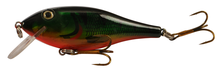 Albatros Plug Fat Belly 8 Cm Groen&rood&zwart Roofvis