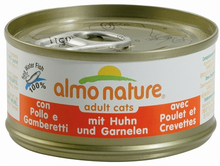 Almo Nature Cat Kip/garnaal Kattenvoer #95;_70 Gr