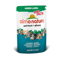 Almo Nature Cat Pouch Greenlabel 55 Gram Makreel & Kip