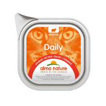 Almo Nature Daily Met Rund 100 Gram 64 X 100 Gr