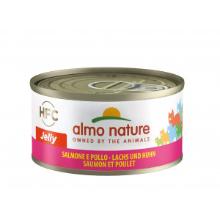 Almo Nature Jelly Zalm En Kip 70 Gr 6 X 70 Gram