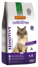 Biofood Cat Sensitive Coat & Stomach Kattenvoer #95;_1,5 Kg