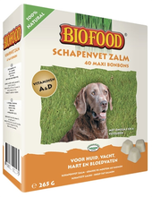 Biofood Schapenvet Maxi Bonbons Zalm