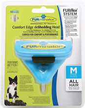 Furminator Furflex Dog Deshedding Tool 12x4.5x15.5 Cm Lichtblauw Alle Haartype Medium