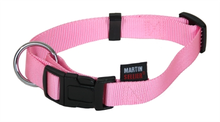 Martin Sellier Halsband Voor Hond Basic Nylon Roze #95;_10 Mmx20 30 Cm