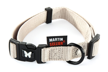 Martin Sellier Halsband Voor Hond Nylon Grijs Verstelbaar #95;_10 Mmx20 30 Cm
