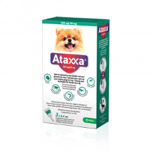 Overige Merken Ataxxa 200 Mg/40 Mg Spot On Hond (tot 4 Kg) 2 X 3 Pipetten