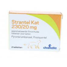 Overige Merken Strantel Kat Ontwormingstablet Voor De Kat 4 Tabletten