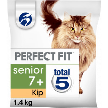 Perfect Fit Senior 7+ Met Kip Kattenvoer 2 X 1,4 Kg