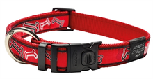 Rogz For Dogs Armed Response Halsband Voor Hond Red Rogz Bone #95;_25 Mmx43 73 Cm