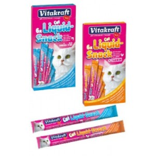 Vitakraft Liquid Snacks Kattensnoep Eend   Per 11