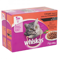 Whiskas 1+ Classic Selectie In Saus Multipack (12 X 85 G) 1 Verpakking (12 X 85 G)